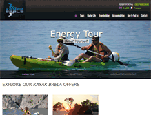 Tablet Screenshot of kayak-brela.com